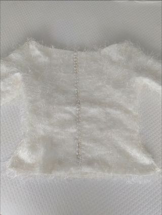 Traje dos piezas novia marca Novíssima. 