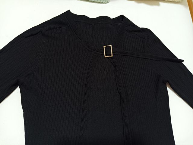 Chaqueta punto t.Unica negra