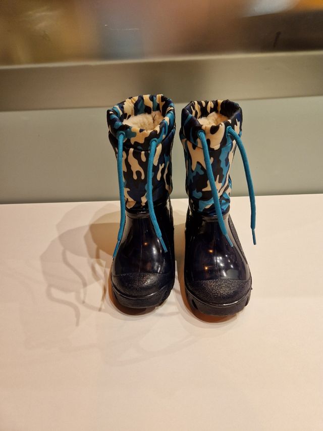 Stivaletti imbottiti taglia 27 Blu