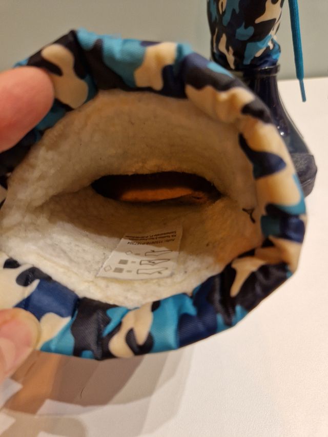 Stivaletti imbottiti taglia 27 Blu