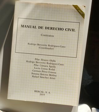 Manual de Derecho Civil. Contratos