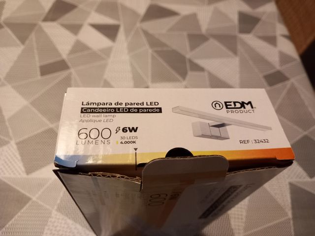 Lámpara lampara baño