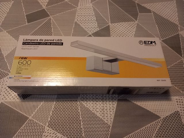 Lámpara lampara baño