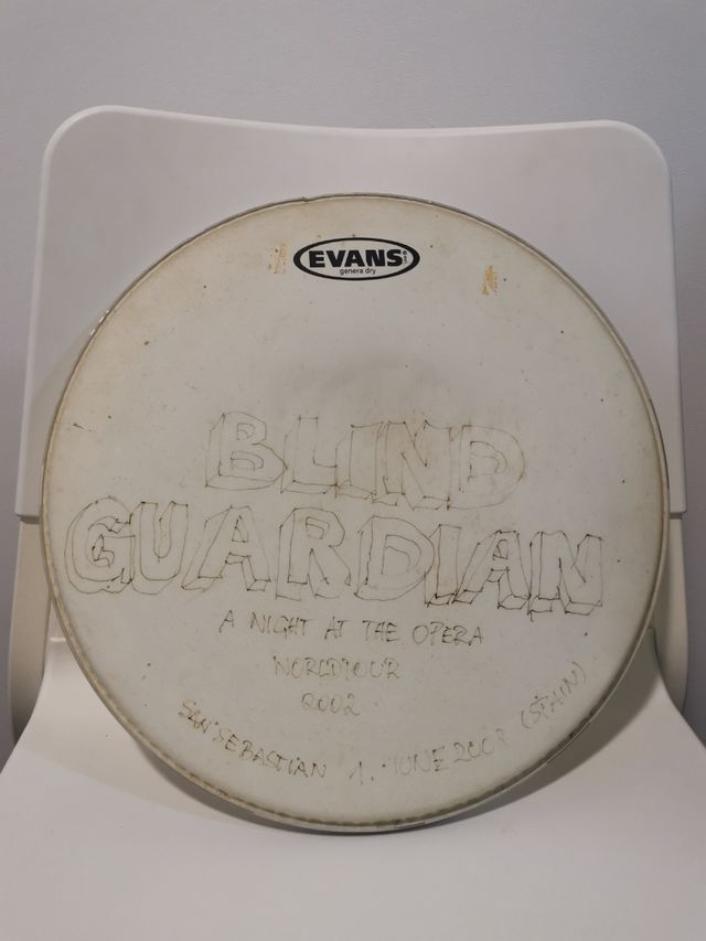 Blind Guardian parche firmado