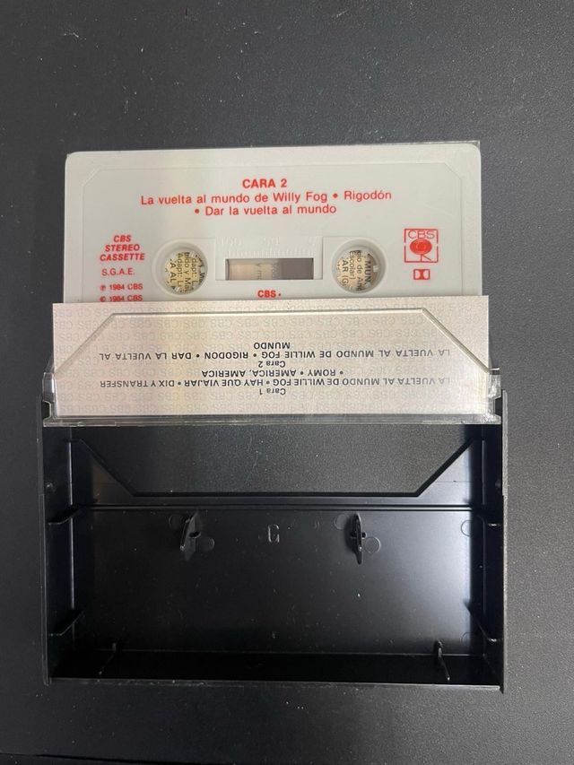 Cinta Cassette La vuelta al mundo de Willy Fog