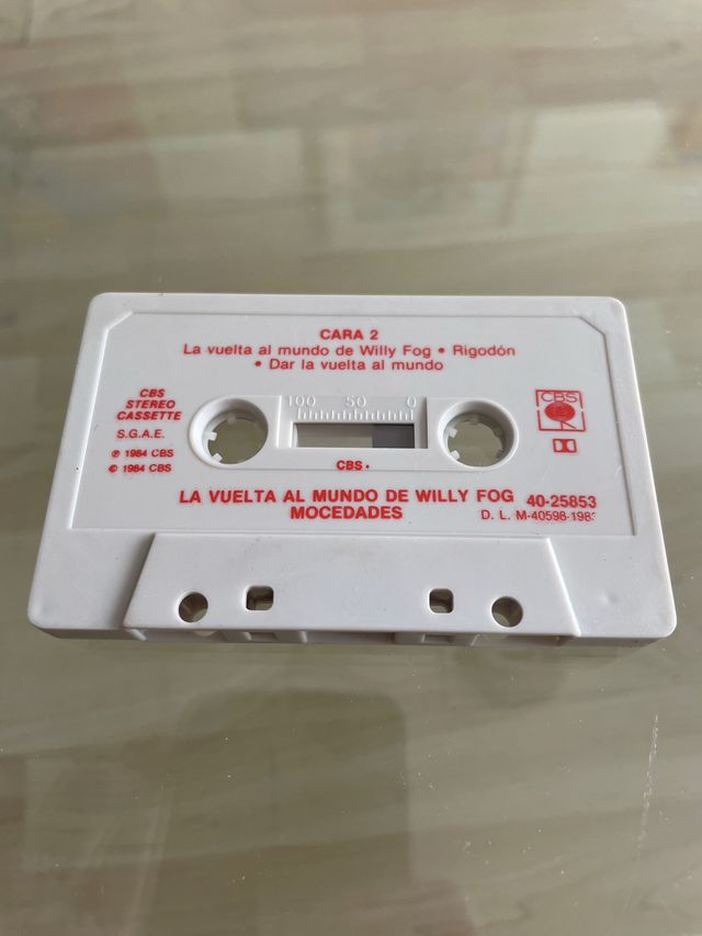 Cinta Cassette La vuelta al mundo de Willy Fog