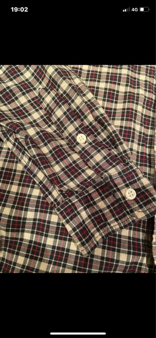 Ralph Lauren camisa cuadros vintage