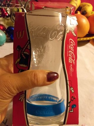 Bicchiere Coca Cola 2012 del Calcio 2 pezzi 