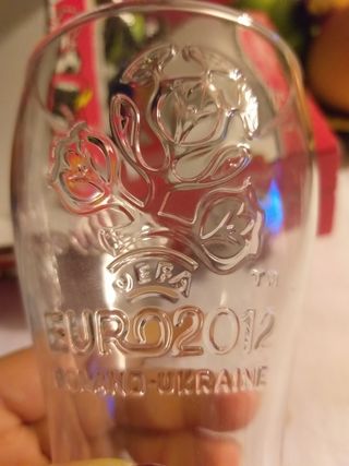 Bicchiere Coca Cola 2012 del Calcio 2 pezzi 