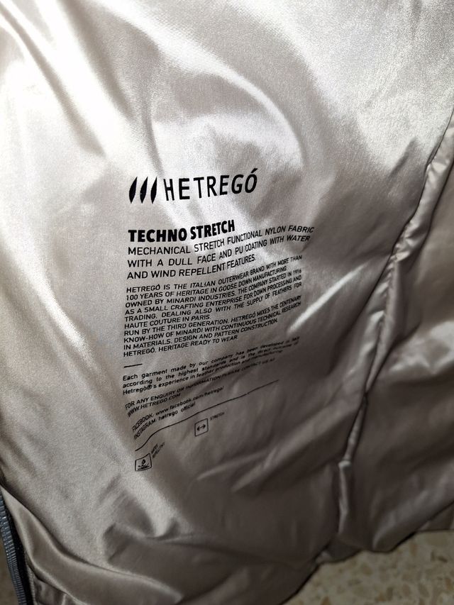 CHAQUETA PLUMIFERO HETREGÓ plumas