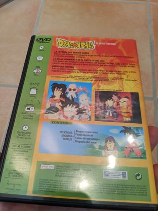 3 peliculas Dragon Ball en 1 DVD