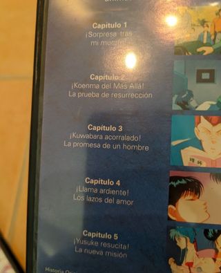 DVD Yu Yu Hakusho (Capítulos 1 a 5)