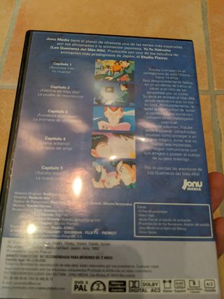 DVD Yu Yu Hakusho (Capítulos 1 a 5)