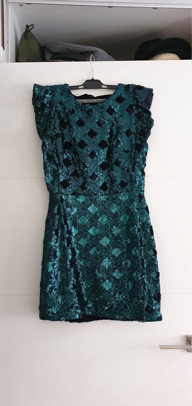 vestido de fiesta con lentejuelas