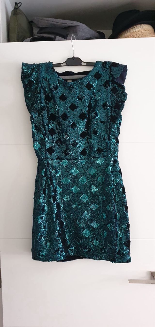 vestido de fiesta con lentejuelas