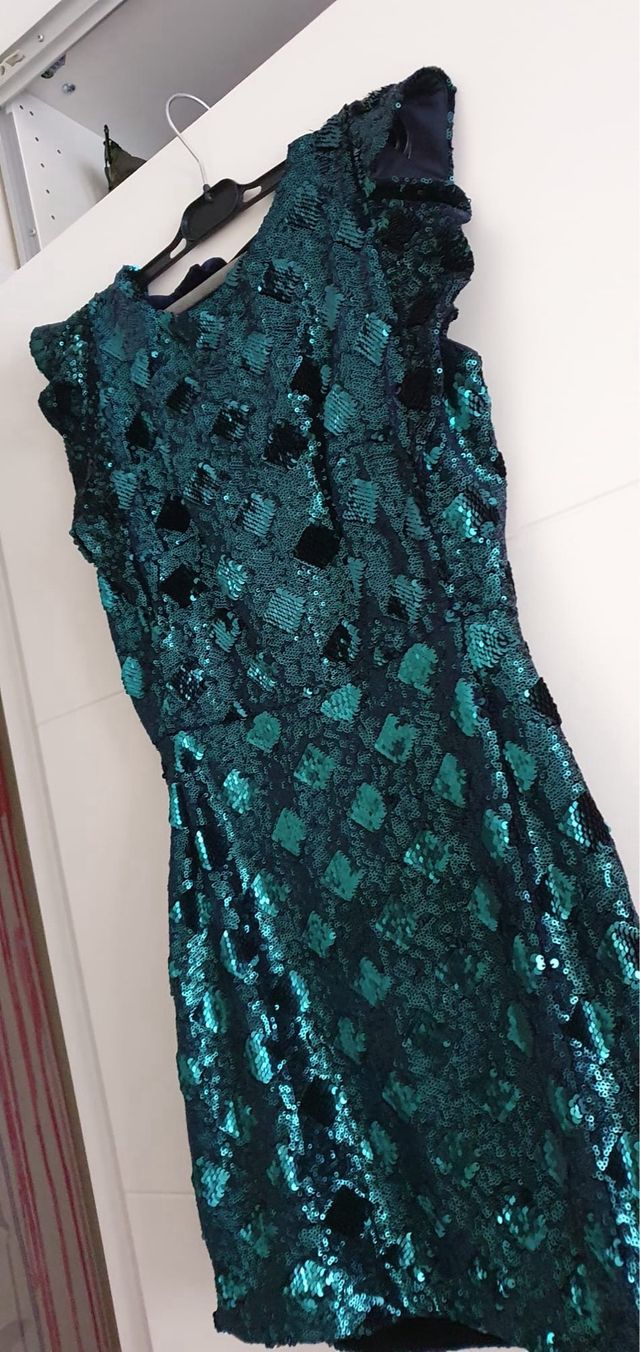 vestido de fiesta con lentejuelas