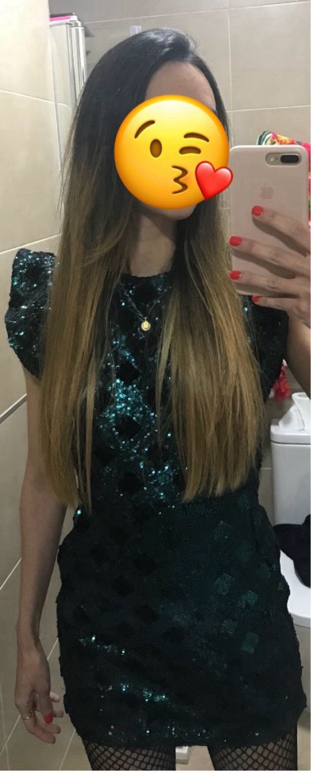 vestido de fiesta con lentejuelas
