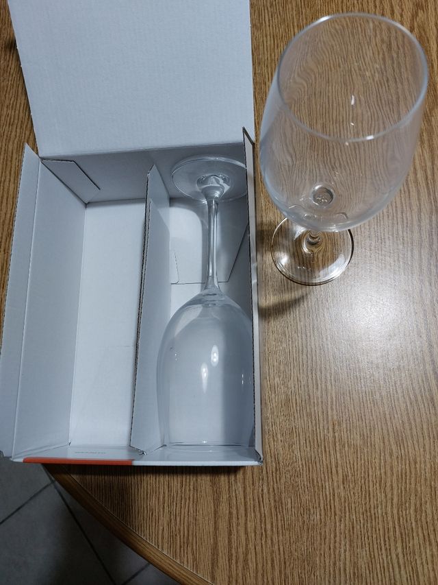 Calici in cristallo per vino bianco 