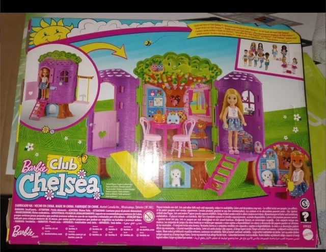 Barbie Chelsea,casa de muñecas Casita del Árbol. N
