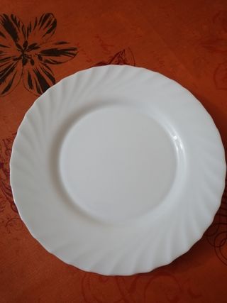 Platos llanos nuevos