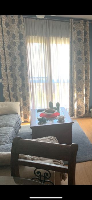 cortinas de salón, lonja de gato, Preto