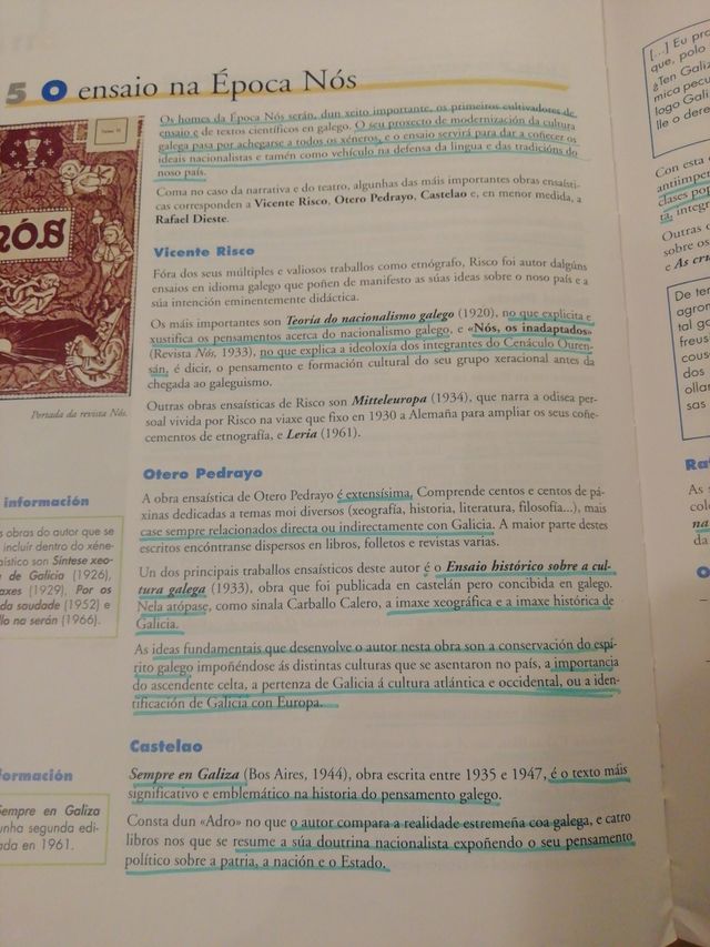 Libro. Lingua galega e literatura. 2° Bacharelato