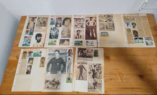 Antiguos cromos fotos firma Málaga Fútbol FC 80