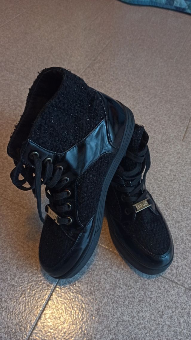 Sneakers alte nere liu jo