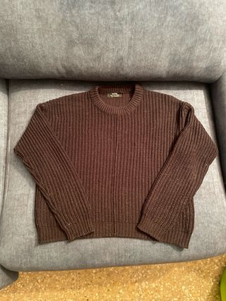 Jersey cropped de Bershka.