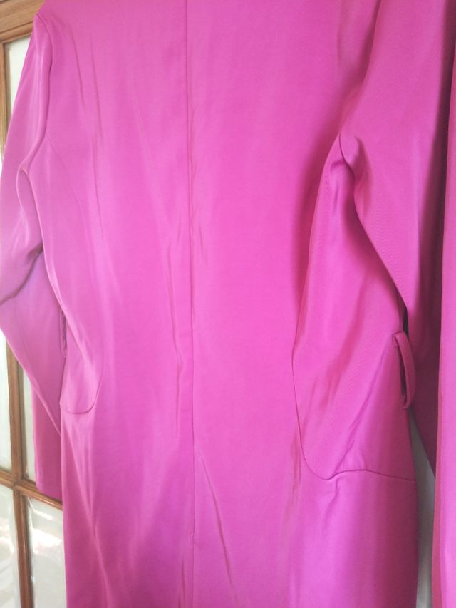 Vestido Tonalá, T. L, nuevo, buganvilla