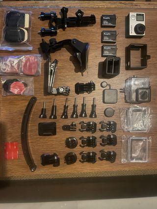 gopro 4 silver + accesorios