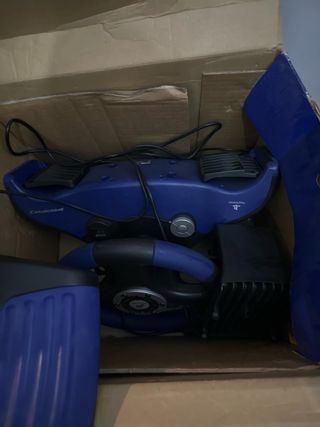 volante completo playstation 2 nuevo