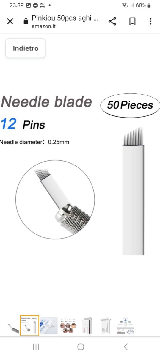 Aghi per Microblading a 12 Pin