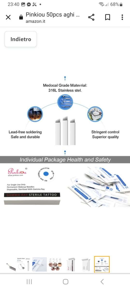 Aghi per Microblading a 12 Pin