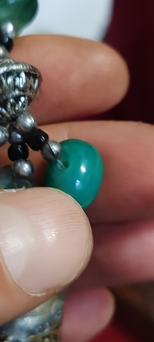 Collar tradicional de agata natural