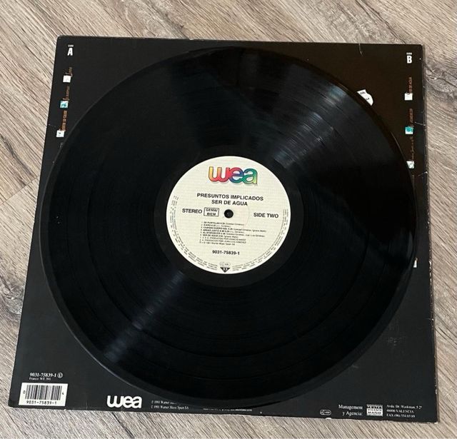 Disco Vinilo Presuntos implicados