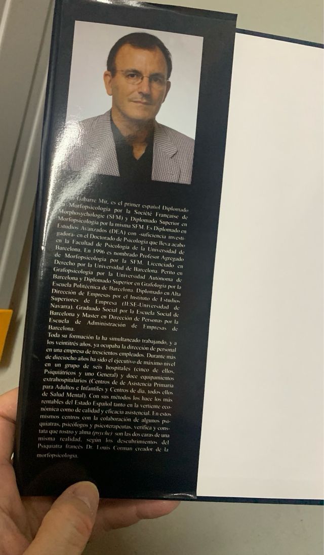 Libro El rostro y la personalidad. Como nuevo.