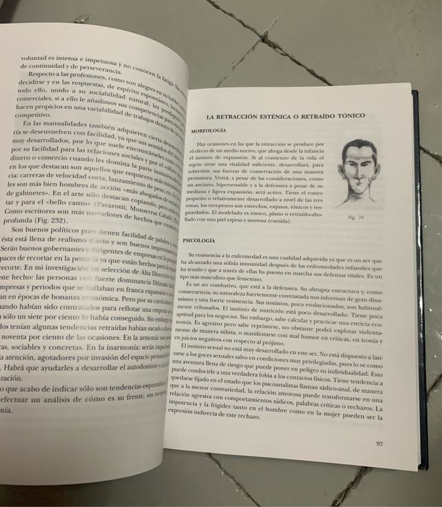 Libro El rostro y la personalidad. Como nuevo.