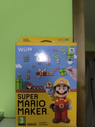 Caja y libro de arte Mario Maker (Wii U)
