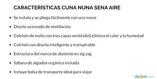 SENA™ aire la cuna de viaje