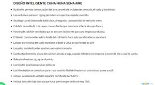 SENA™ aire la cuna de viaje