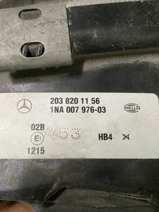 Antiniebla slk r171