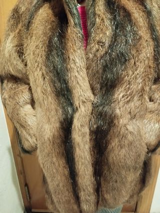 Abrigo de pelo natural