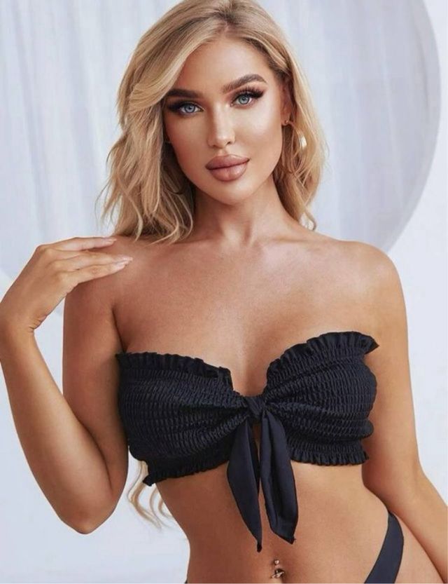 sujetador L bañador negro