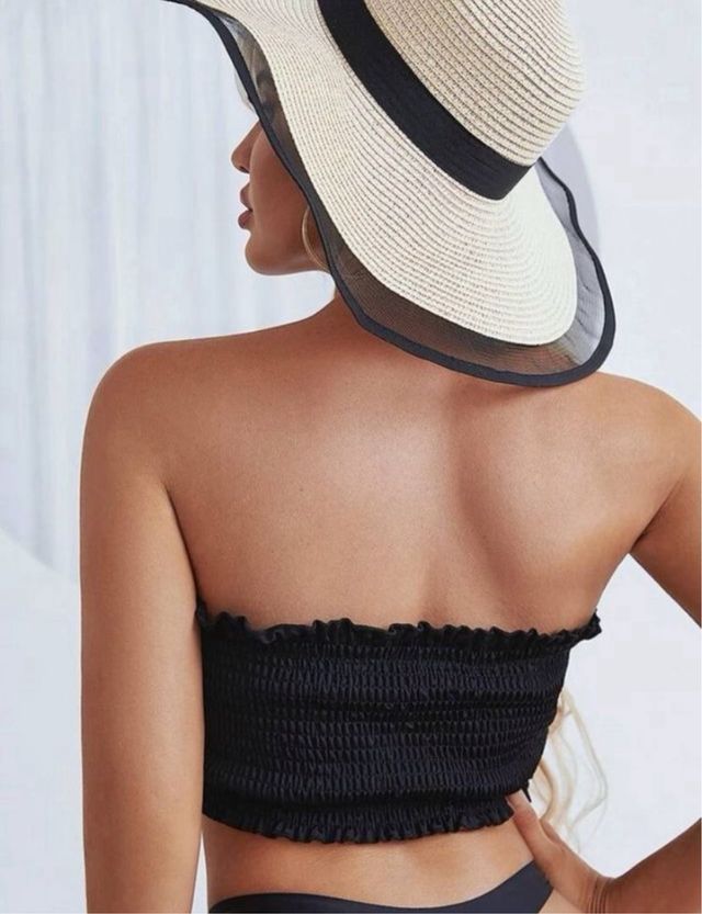 sujetador L bañador negro