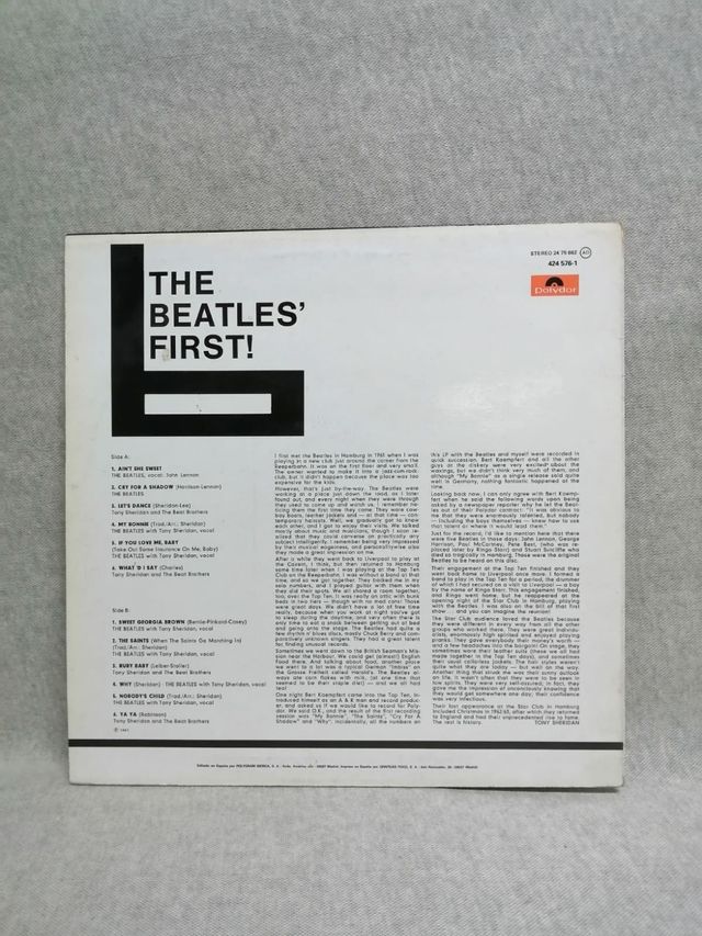 LP 1989 The Beatles' First! Tony Sheridan