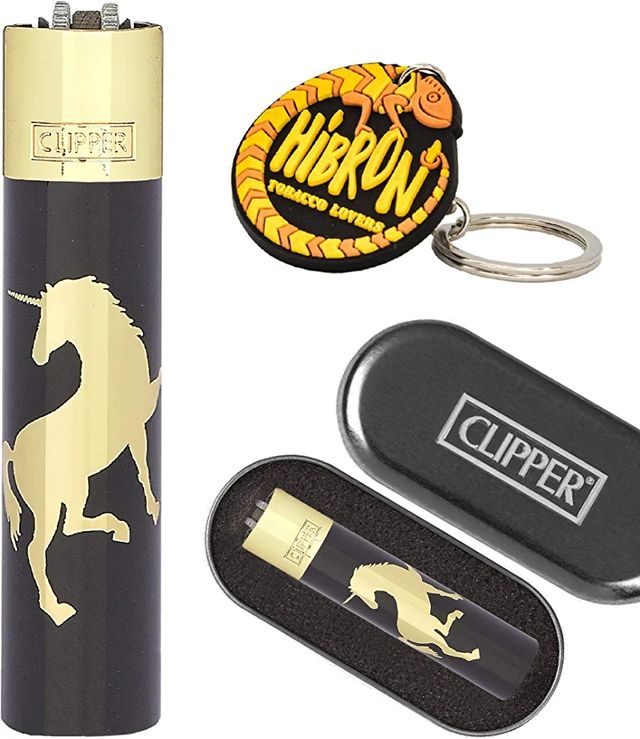 CLIPPER METÁLICOS UNICORNIOS 