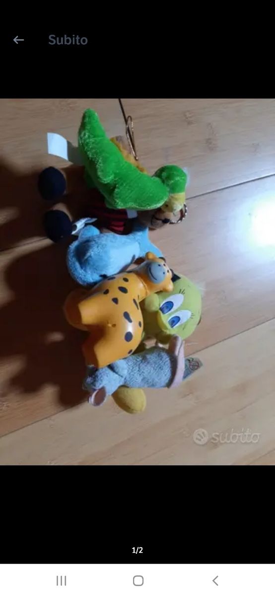 Peluche+aerei e veicoli paperino