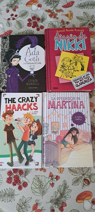 Lote 4 libros juvenil 