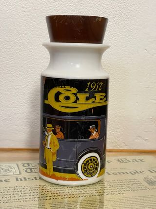 Barattolo vintage in vetro con tappo legno